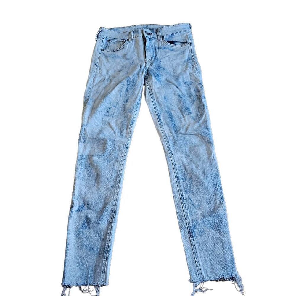 Rag & bone juniors faded blue cate mid riseAnkle skinny jeans